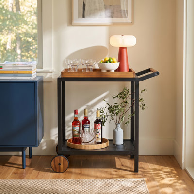AllModern Tonga Aluminum Outdoor Bar Cart | AllModern